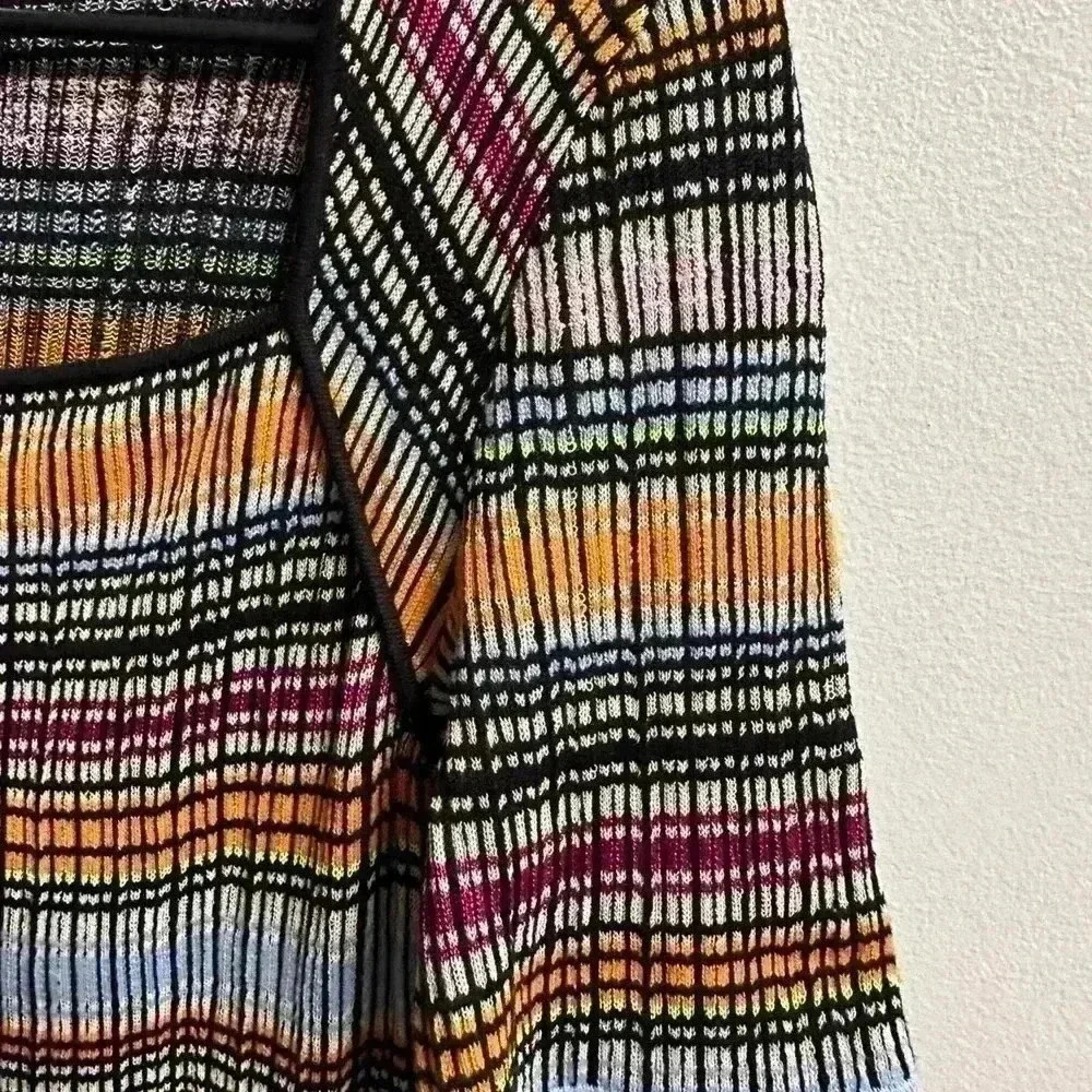 M Missoni Multi-Color Knit Bodycon Sheath Dress Women 12 Luxury Italy Euro Chic - Picture 8 of 11